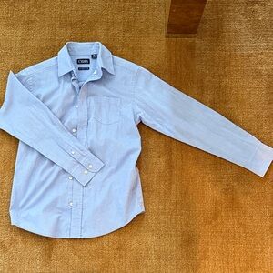 Chaps Light Blue Long-Sleeve Button-Down Shirt
